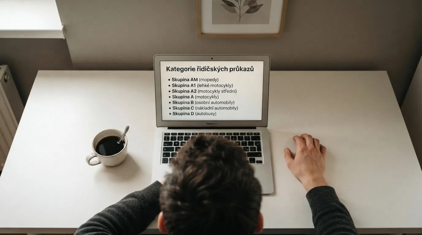 Člověk u notebooku čte informační stránku o online hazardu v Česku — casino minimální vklad 100 kč